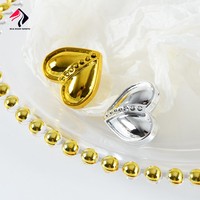 浪漫现代心形塑料橱柜旋钮单孔厨房抽屉儿童卧室托儿所衣柜家具五金