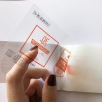 Haute qualité A3 A4 Transparent auto-adhésif PVC autocollant étiquette papier étanche Silicone collé autocollants de masquage