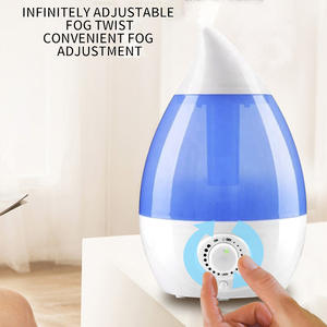 Nouvel humidificateur ultrasonique de table 1,6 L avec bouton de réglage de la goutte d'eau, forte production de brume pour la maison et le bureau - Product Image 5