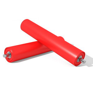 Yeni dayanıklı madencilik bant konveyör silindirler avara dökme demir naylon paslanmaz çelik UHMWPE çeşitli malzemeler taşıma - Product Image 4