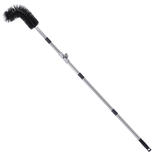 Fournitures de <span class=keywords><strong>nettoyage</strong></span> domestique faciles Poteau extensible télescopique en acier inoxydable pour le <span class=keywords><strong>nettoyage</strong></span> des gouttières de toit Brosse écologique pour le retrait - Product Image 1