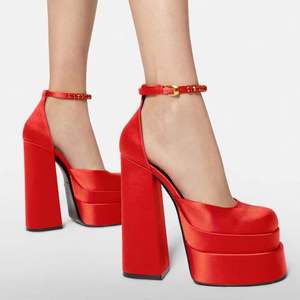 Zapatos de mujer de tacón grueso, zapatos de plataforma para mujer, tacones de fondo rojo, zapatos de mujer, zapatos de tacón grueso, zapatos de mujer, zapatos de plataforma, zapatos de tacón - Product Image 3