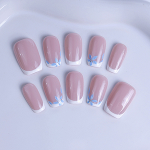Nuevo Diseño, 10 <span class=keywords><strong>Uñas</strong></span> Postizas Acrílicas <span class=keywords><strong>Cortas</strong></span> <span class=keywords><strong>Cuadradas</strong></span> Hechas a Mano, <span class=keywords><strong>Uñas</strong></span> Postizas con Impresión, <span class=keywords><strong>Uñas</strong></span> Artificiales Personalizadas - Product Image 4