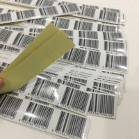 Étiquettes autocollantes en vinyle imperméable personnalisées avec code-barres et code QR, découpées à la forme, pour l'emballage des produits