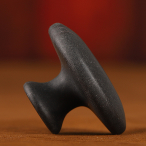 Traditionelle Handarbeit Natürliche Lavastein-Heißsteine Schwarzer Bian-Jade Pilzförmige Massagesteine Heiße Steine für Spa-<span class=keywords><strong>Massage</strong></span> - Product Image 6