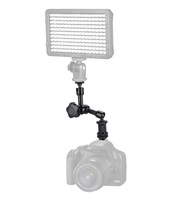 Bras magique articulé en métal de 7 pouces, support de Super pince pour appareil Photo DSLR, Studio Photo, Kit d'accessoires de photographie