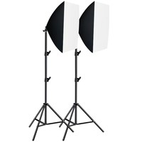 50*70 cm avec trépied de 2,1 m, éclairage à ampoule LED, boîte à lumière pliable, télécommande pour accessoires de studio photo