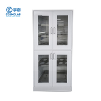 COSMOLab - Gabinete de Almacenamiento de Laboratorio Industrial de Acero, Resistente a Ácidos y Álcalis, para Uso Comercial, Escolar y Hospitalario, con Certificación CE/ISO