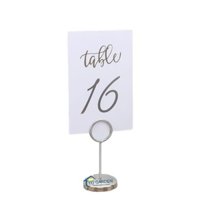 Carte postale de table en métal de style moderne pour bricolage personnalisé <span class=keywords><strong>Place</strong></span> Holder Favors Sign Seat Card for Wedding Birthday Decor in Restaurant Hotel - Product Image 1