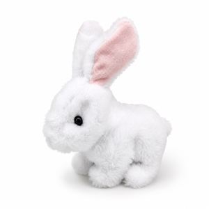 Jouet en peluche musical interactif Lapin sauteur qui rampe, bouge les oreilles et joue des comptes-rends-mons, cadeau animal musical pour enfants - Product Image 2