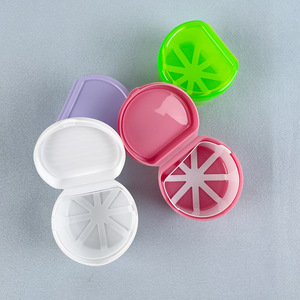 Consumibles dentales, estuche para dentaduras postizas estilo europeo, uso doméstico, estuche de almacenamiento para dentaduras postizas tipo D, estuche portátil para retenedores, estuche dental - Product Image 2