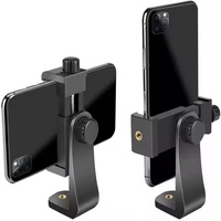 Evrensel Dikey Yatay Döner Ayarlanabilir Akıllı Telefon Klipsli Tutucu iPhone 17 Tripod Selfie Çubuğu için Mobil Telefon Tutucu