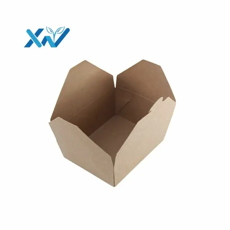 Отобрать крафт-бумагу или белую карточную бумажную коробку для лапши, биоразлагаемую пищевую бумажную коробку с индивидуальным принтом, коробки для лапши
