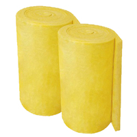 Couverture isolante flexible en fibre de verre 30 mm pour l'isolation des conduits de ventilation 48 kg/m³ pour fabrication sur mesure