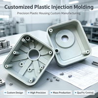 Moulage par injection de plastique personnalisé de haute qualité Boîtier en plastique et couvercle de soupape du fabricant de Shenzhen