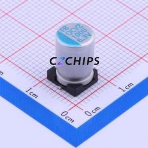 Condensateur solide SMD OVZ102M0JTR-0812, D8xL12mm (Capacité : 1000uF) (Précision : 20%) Tension nominale : 6.3V - Product Image 1