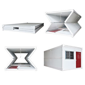 Contenedor plegable prefabricado Modular de uso multiocasión, contenedor plegable común para acampar para oficina - Product Image 5