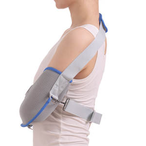 Écharpe de bras en maille respirante réglable avec <span class=keywords><strong>support</strong></span> d'épaule et de poignet Fixateur souple d'avant-bras - Product Image 3