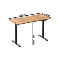 Bureaux de travail ergonomiques réglables en hauteur à prix d'usine pour espaces commerciaux et bureaux – Bureau assis-debout à moteur unique