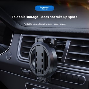 Porte-gobelet de voiture pliable en ABS avec sortie d'air, support de boisson multifonctionnel universel - Product Image 3