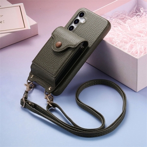 Para <span class=keywords><strong>Samsung</strong></span> A05/A05S/A15/A25/A35/A55/S25 <span class=keywords><strong>Ultra</strong></span> Cross Shoulder Wallet Phone case contraportada - Product Image 5