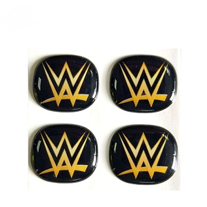Custom OEM Design Brand Name <b>Waterproof</b> Adhesive Dome <b>Stickers</b> Epoxy Resin 3D Logo Clear Dome Epoxy <b>Sticker</b> - Product Image 2
