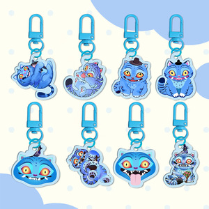 Porte-clés photo numérique Kpop Demon Hunters Huntrix Saja Boys Idols en acrylique, étanche, léger et tendance pour fans, 5 cm - Product Image 1