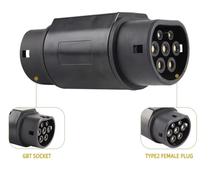 Nouvel adaptateur convertisseur de chargeur EV JET GBT vers Type2 32A triphasé