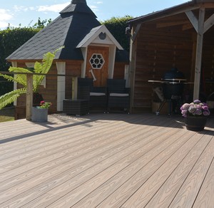 Tavole in pvc per esterni pavimento terrazza in pvc impermeabile piccolo ponte piscina pavimento ponte <span class=keywords><strong>mare</strong></span> decking in teak - Product Image 3