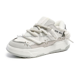 Nouvelles baskets décontractées à lacets pour hommes, style urbain, en PU, plates, pour le skateboard, la course et la marche, automne-été, pour femmes, collection 2026 - Product Image 3