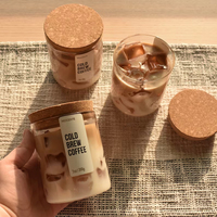Mescente décoration de la maison aromathérapie ornement créatif cadeau ensemble nouveauté verre arôme diffuseur glacé parfumé café bougie