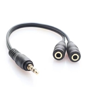 Câble répartiteur audio 3,5 mm, adaptateur jack 1 mâle vers 2 femelles pour écouteurs et appareils audio - Product Image 1