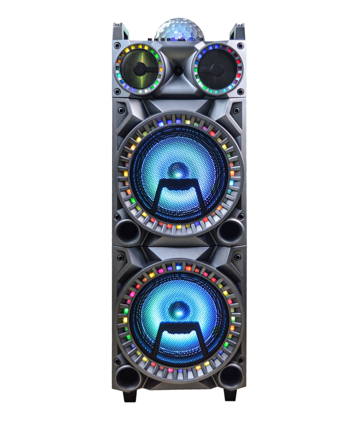 Фабрика Hi-Fi Мощный сабвуфер портативные колонки звуковая коробка музыка ноутбук караоке система с FM динамиком тележки