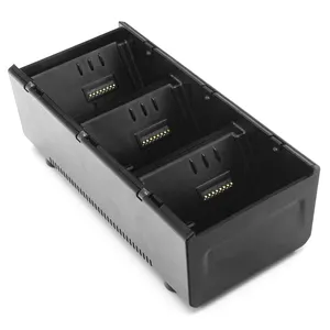 3-Slot Battery Charger Cradle with power supply for Zebra QLN220 QLN320 QLN420