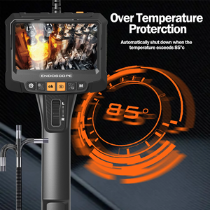 Novo <span class=keywords><strong>5</strong></span> Polegada 360 ° Rotating Dual Lens Endoscópio 3.9MM IPS Esgoto Bem Automotivo Industrial Borescope Inspeção Câmera CMOS Sensor - Product Image 6