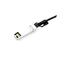 Kabel Transceiver Serat Optik 10G SFP+ DAC Direct Attach 1m Tembaga Twist DC 12V Bertenaga untuk Penggunaan FTTX/Data Center