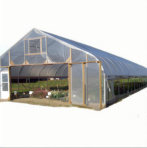 Serre <span class=keywords><strong>agricole</strong></span> en polytunnel en plastique, économique et compacte, à simple ou multi-chapelle, anti-goutte et anti-UV - Product Image 4