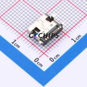 SH-U262-161N-4B USB Connector SMD Connector ( Connector Type: Type-C )( Gender: Female )( Mounting Type: Horizontal Mount ) - Product Image 2