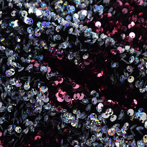 4 <span class=keywords><strong>Way</strong></span> Stretch Thêu Nhung Nhảy Váy Sequin Vải - Product Image 6