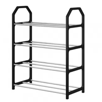 Étagère à chaussures en plastique économique et bon marché, étagère de rangement multi-niveaux, armoire pour la maison, le dortoir, organisateur de rangement de chaussures durable