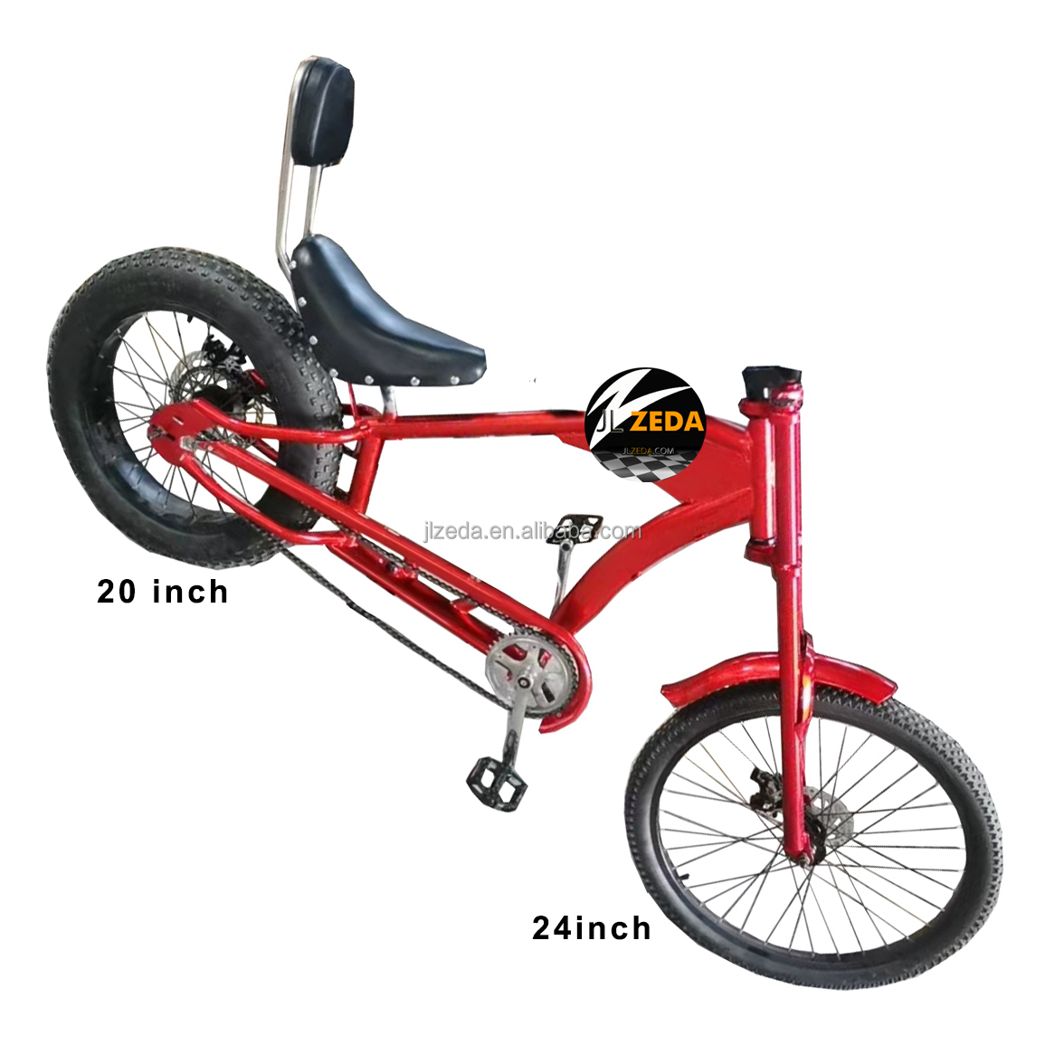 48cc ZEDA Chopper Bike - Racing Motorcycle with Disc Brake