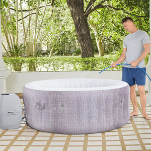Pour <span class=keywords><strong>Bestway</strong></span> 60003 gris PVC Portable pliable hydrothérapie <span class=keywords><strong>Spa</strong></span> 2 personnes chauffage rapide bain à remous <span class=keywords><strong>accessoires</strong></span> gonflables extérieurs - Product Image 4