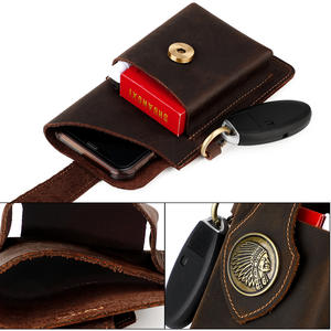 रेट्रो पु चमड़े के सार्वभौमिक बेल्ट पैक बैग लूप कमर होल्स्टर मामले आईफ़ोन सैमसंग हूवी xiai - Product Image 6