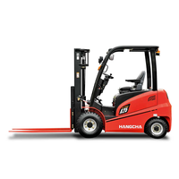Forklift Mini Hangcha Seri A 2.5 Ton Truk Forklift Listrik dengan Pengiriman Gratis