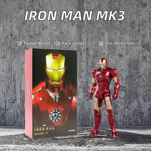 Zd Toys Iran Man Originale Autentico <span class=keywords><strong>Marvel</strong></span> Edizione 10° Anniversario Modello Mk3 Giocattolo in PVC ABS Non Luminoso 1/10 <span class=keywords><strong>Action</strong></span> Figure Articolato - Product Image 2