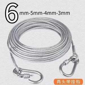 Correa para Perro de Alambre de Acero Recubierto de Plástico de 3 mm, Resistente, para Razas Grandes, Uso en Exteriores - Product Image 4