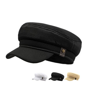 Casquette Béret Unisexe <span class=keywords><strong>en</strong></span> Maille Respirante pour l'Été – Chapeau de <span class=keywords><strong>Soleil</strong></span> Sportif pour Homme et Femme, Casquette de <span class=keywords><strong>Voyage</strong></span> et d'Extérieur, Casquette Gavroche - Product Image 1
