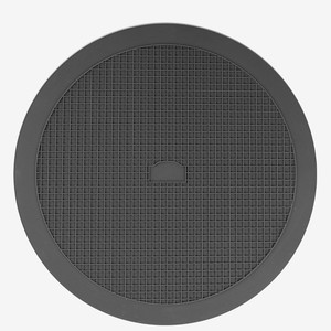 Tapis isolant thermique en silicone, rond, gris, épaissi, résistant aux hautes températures, facile à nettoyer, pour casseroles - Product Image 1