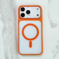 Coque de téléphone transparente en acrylique clair pour iPhone 18 17 16 Pro Max, étui magnétique pour téléphone portable, Fundas De Telefono