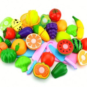 Ensemble de nourriture pour jouer à faire semblant, jouet en bois pour couper les légumes pour enfants - Product Image 3